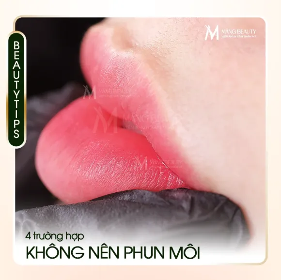 4 TRƯỜNG HỢP KHÔNG NÊN PHUN MÔI